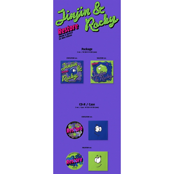 ASTRO JINJIN &amp; ROCKY - 1st Mini Album Restore