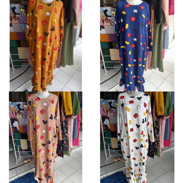 Gamis busui friendly bahan kaos import