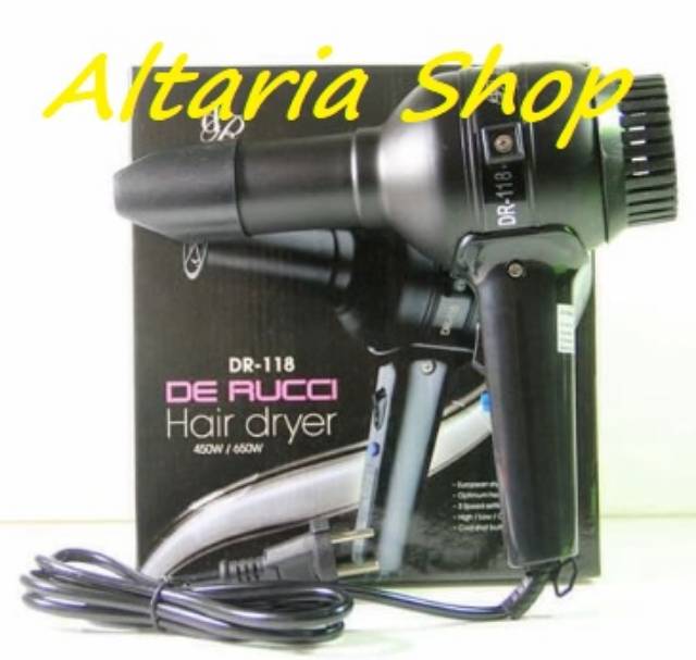 Hair Dryer DE RUCCI tipe DR-118 100% Original