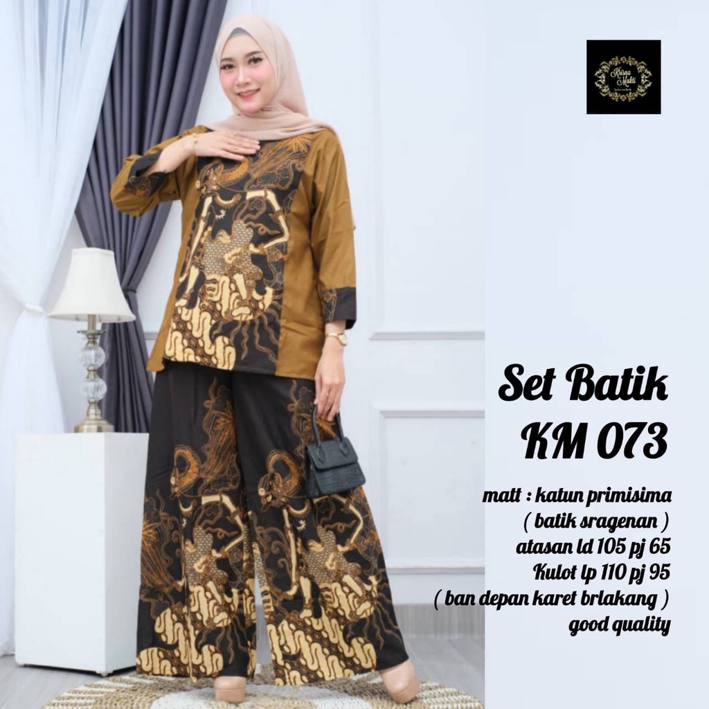 Set kulot batik sragenan