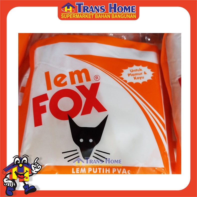 

Lem Fox Plastik Orange 400 Gram Kayu/Kertas
