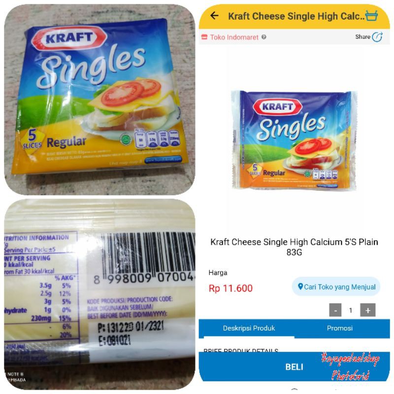 

kraft slice 5 lembar