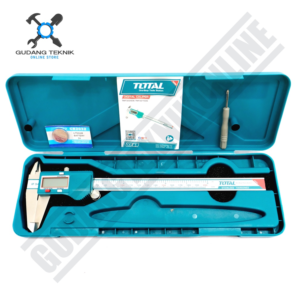 Digital Caliper TOTAL TMT322006 / Jangka Sorong Sigmat TOTAL - Vernier Caliper TMT 322006