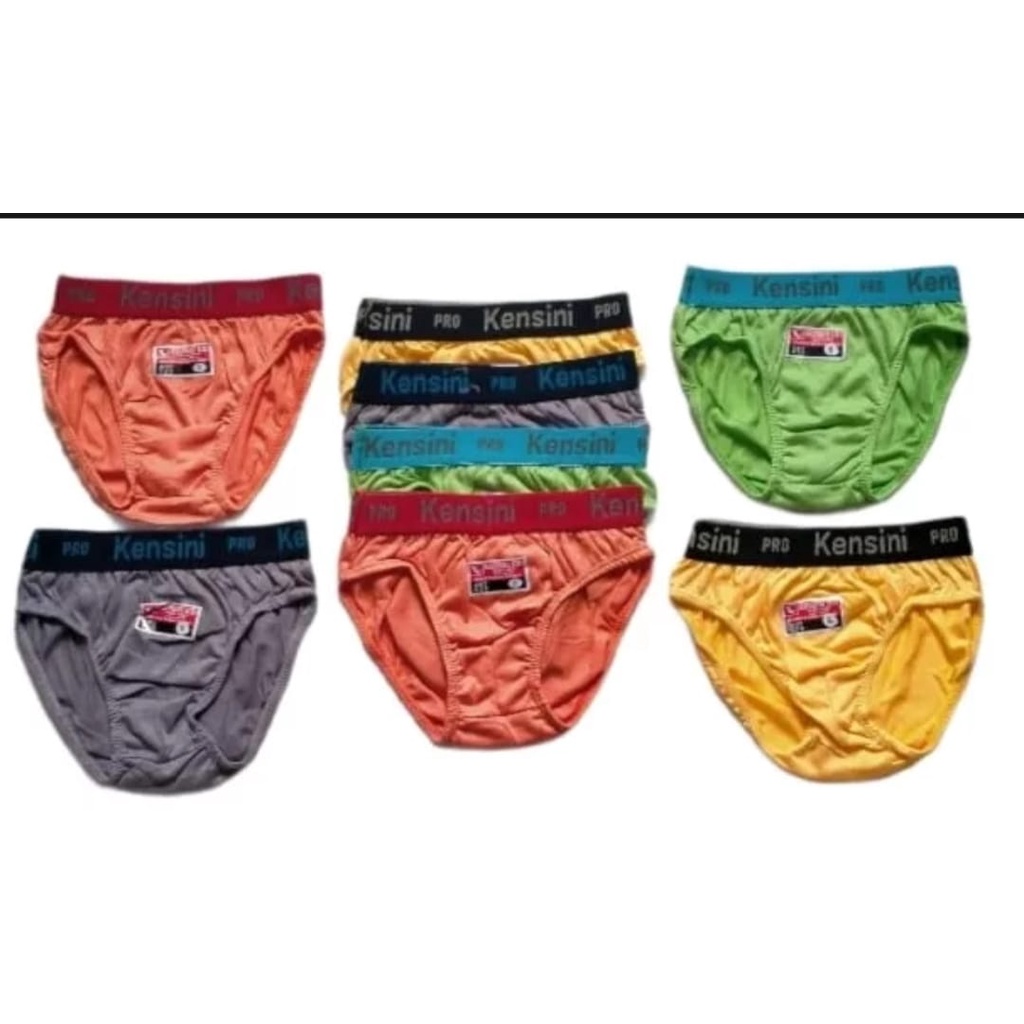 3 Pcs Dan 6 pcs Celana Dalam Anak Laki-Laki Karet Boxer Kensini/Celana Dalam Anak Cowok/CD Anak Multiwarna