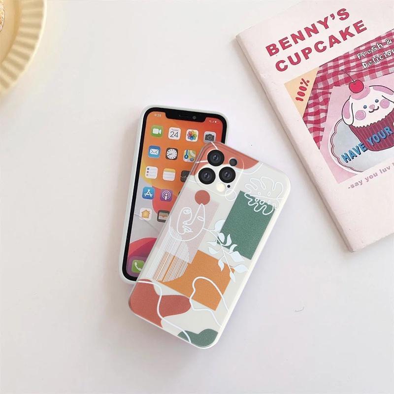 Soft Case Motif Geometri Warna Ungu Untuk Oppo A57 Reno 6 A16 A15 A12 A95 A74 Reno 5 5F 4 4F A53 2020 A52 A5 2020 A92 A72 A5S A7 A12 A3S A11