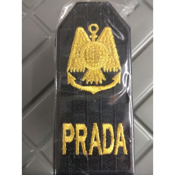Tanda/Aksesoris/Atribut Pangkat/Evolet Pelayaran/Pelaut/Nakhoda PDU Prada STIP
