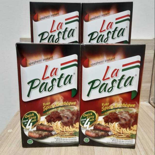 

LA PASTA-SPAGHETTI INSTAN SPICY BARBEQUE 57GR