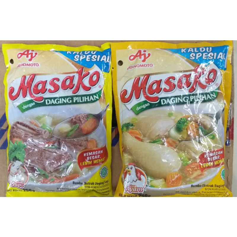 

masako bumbu ekstrak daging ayam & sapi 100gr & 250gr