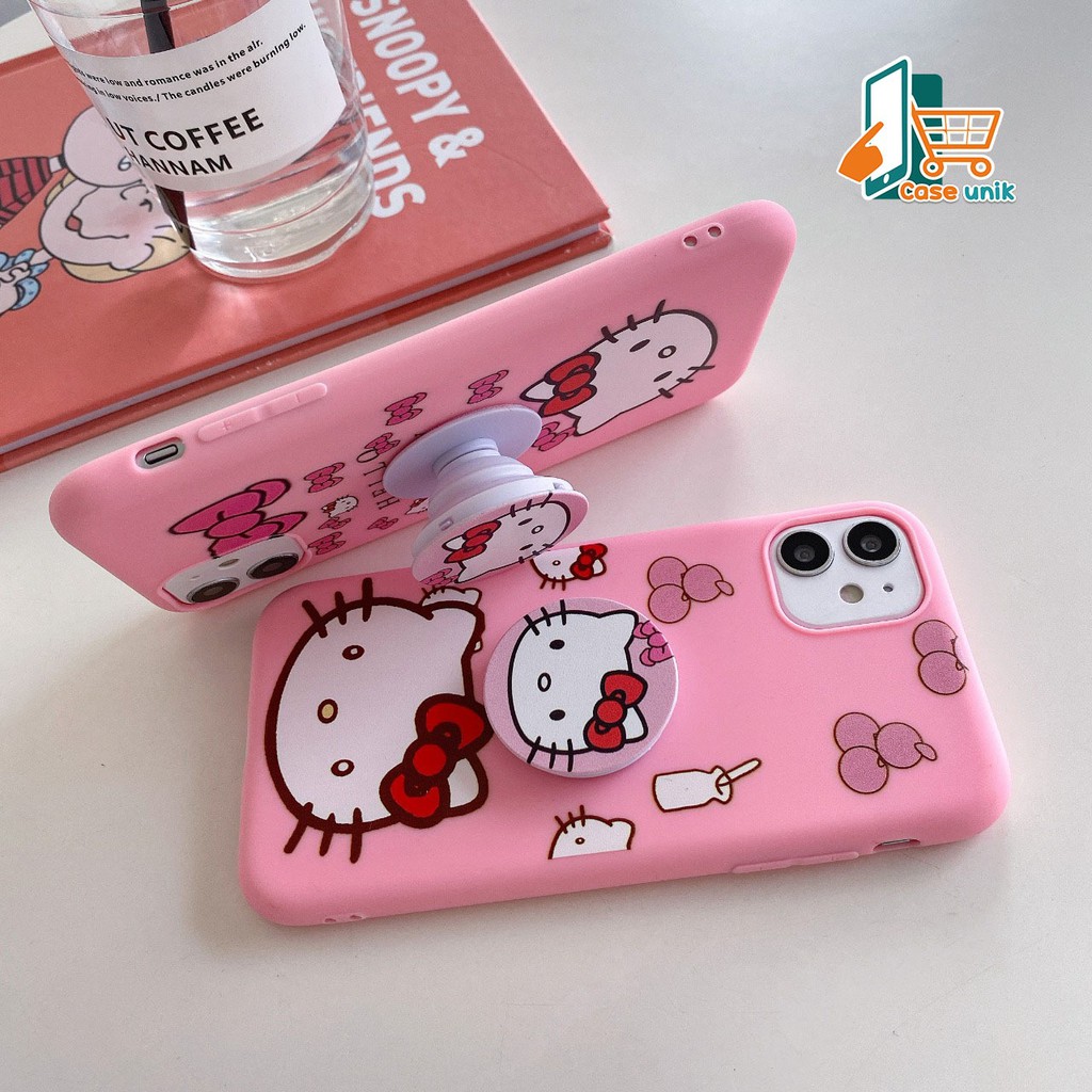 SS267 case Popsocket HELLO KITTY Oppo A1K A37 Neo 9 A71 A83 A39 A57 F7 F5 Youth CS2449