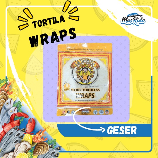 

Kulit Kebab Tortila Wrap Gorditas La Tapatia Flour Harga Murah Tebal