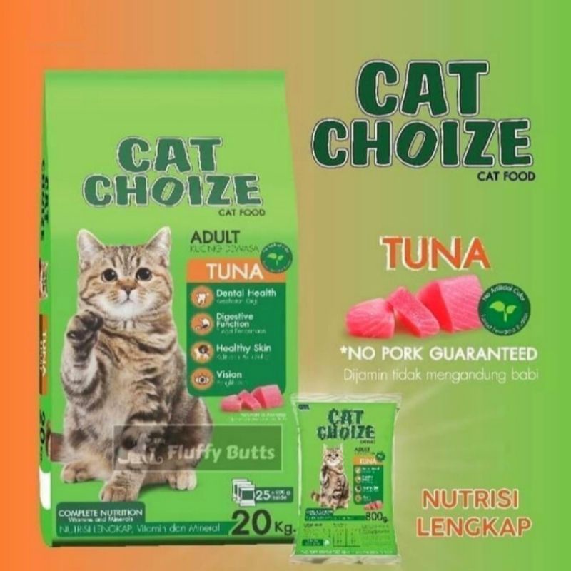 Gojek Makanan Kucing Cat Choize 20 kg - Tuna Cat Choize 20kg