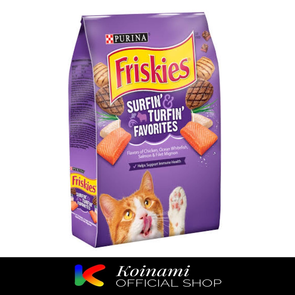 Friskies Surfin Adult Favourites 6.5 kg / Makanan Kucing Kering / Snack Kucing / Makanan Kucing Tuna