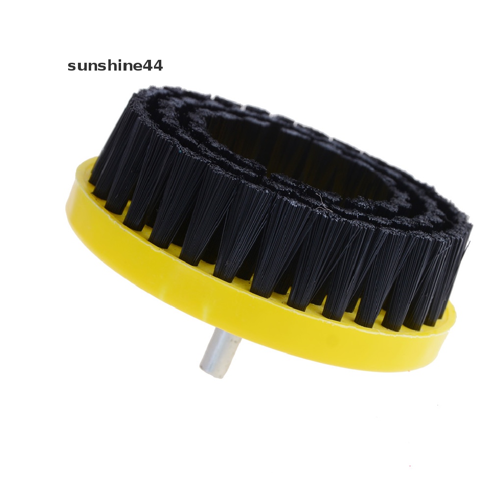 Sunshine 110mm Power Scrub Drill Brush Untuk Membersihkan Karpet / Sofa / Furniture Kayu