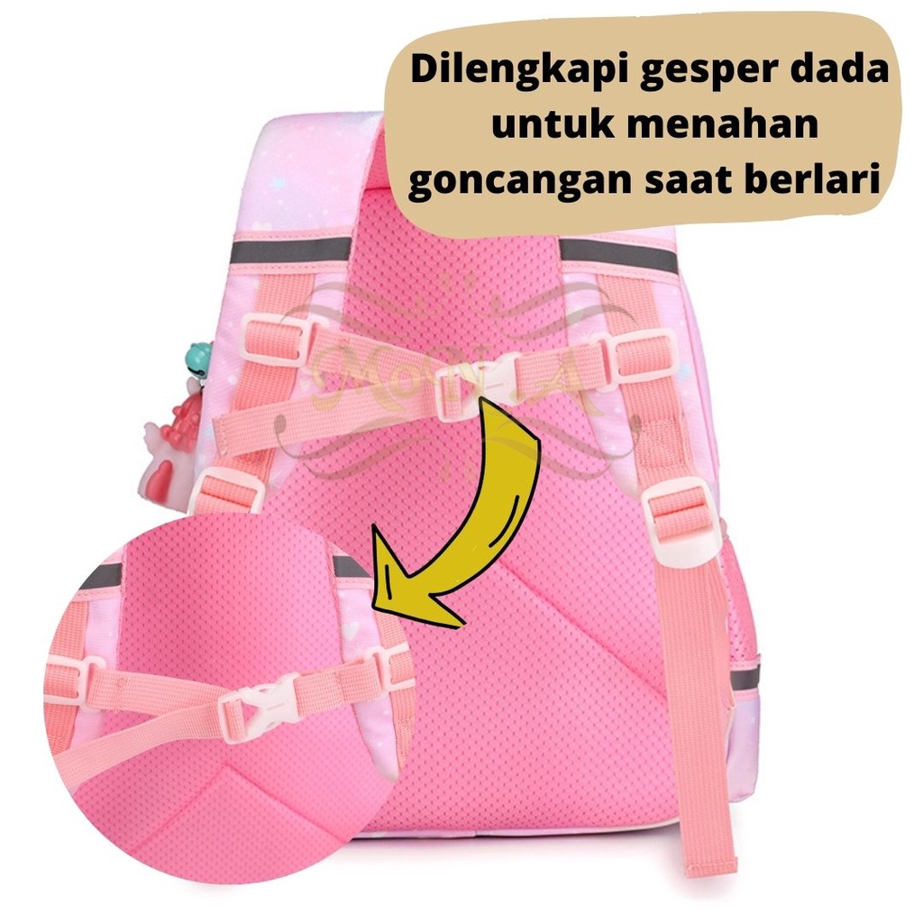 &lt;MTOYS&gt; TAS RANSEL ANAK LUCU UNIK IMPORT DESAIN MANIK - M0193