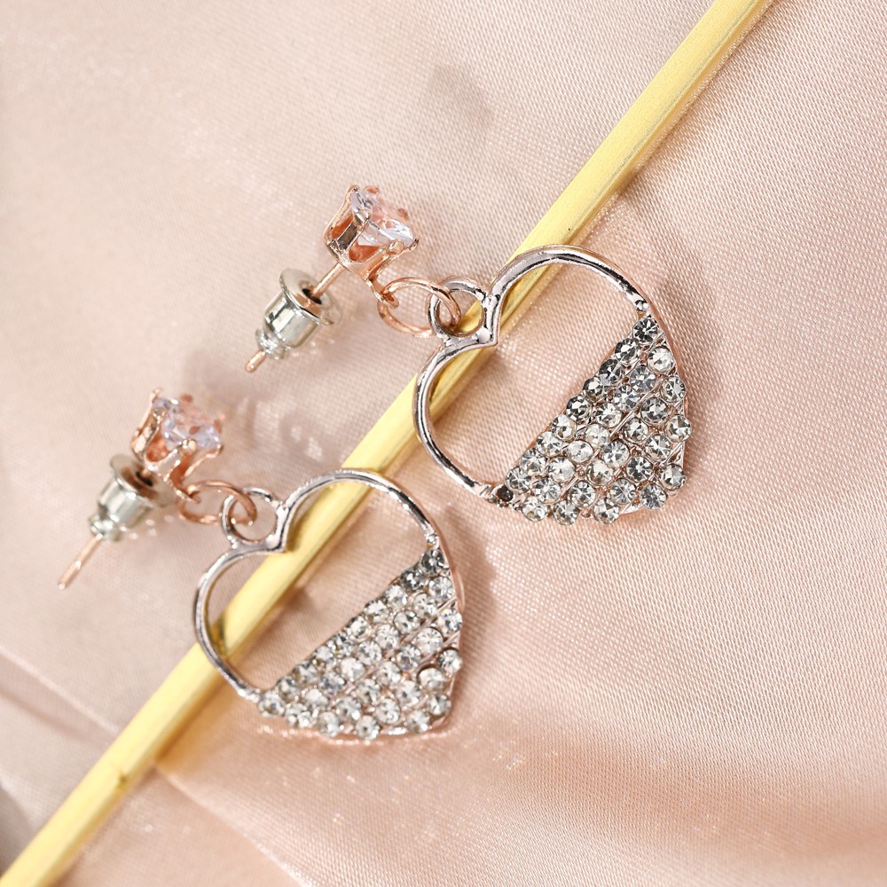 ✅COD Anting Wanita Korean lady earrings thin long earrings cold model suits all-Either 10 Roses
