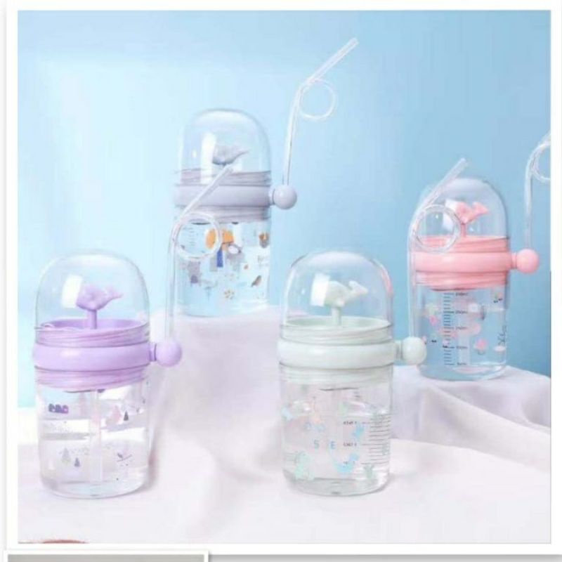 Botol Minum Lumba Lumba Botol Air mancur Botol Air mancur WHALE BOTTLE Botol minum anak lucu