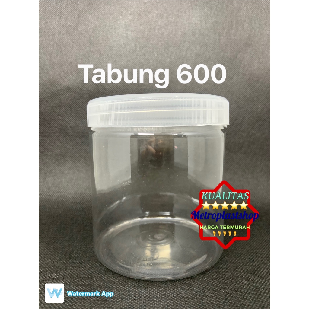 Jual Toples Tabung 600ml Toples Silinder Plastik 600 Ml Toples Kue Kering 600 Tebal Indonesia 5099