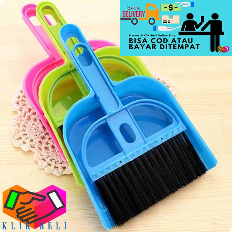 Pengki Sapu Mini Set Multifungsi Dustpan Serokan Sampah