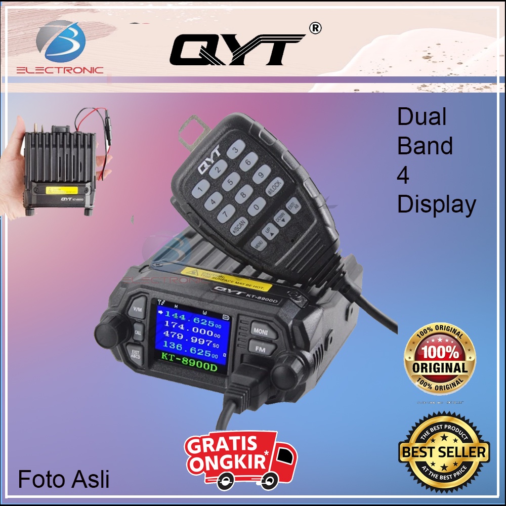 Radio Rig QYT KT-8900D Dual Band 25W VHF UHF