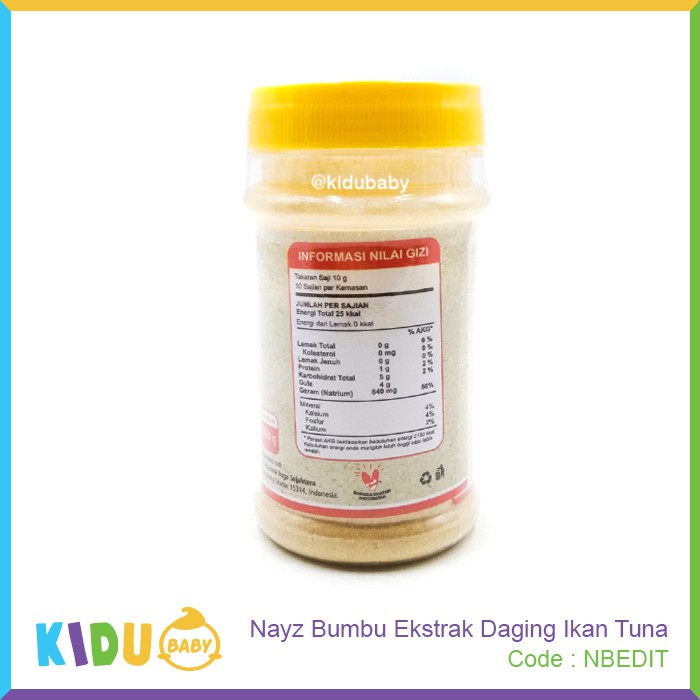 Nayz Kaldu Bumbu Ekstrak Daging Kidu Baby