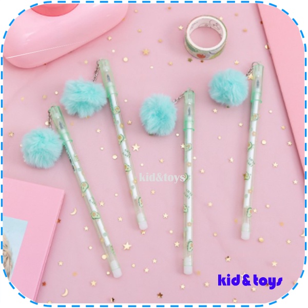 

PULPEN GEL POM POM UNIK IMUT PEN LUCU PEN TIDAK BISA DI HAPUS PEN UNIK IMUT ALAT TULIS SEKOLAH