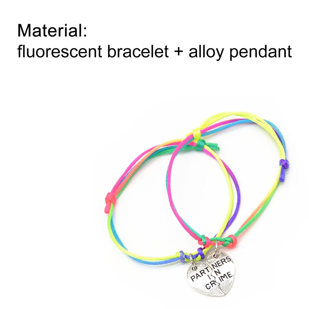 Hu Hu Hu Hu Hu Alat Bantu Pasang Kacamata♡ Gelang Persahabatan Wanita Bandul Desain Kombinasi Hatiukir Tulisan BFF Best Friend Untuk Hadiah