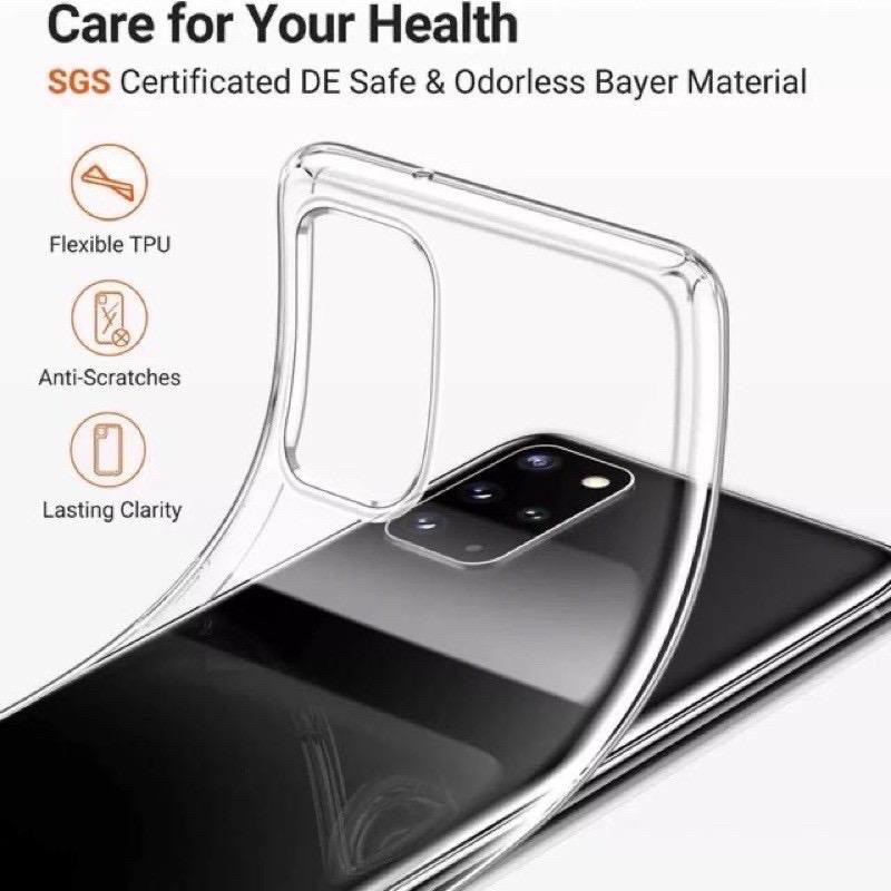 SAMSUNG S10 S10+ S20 S20+ S21  S21+ S22 S22+ S23 S23+ ULTRA S21FE S20FE Sotfcase Bening Clear Case Silikon Transparan 2MM