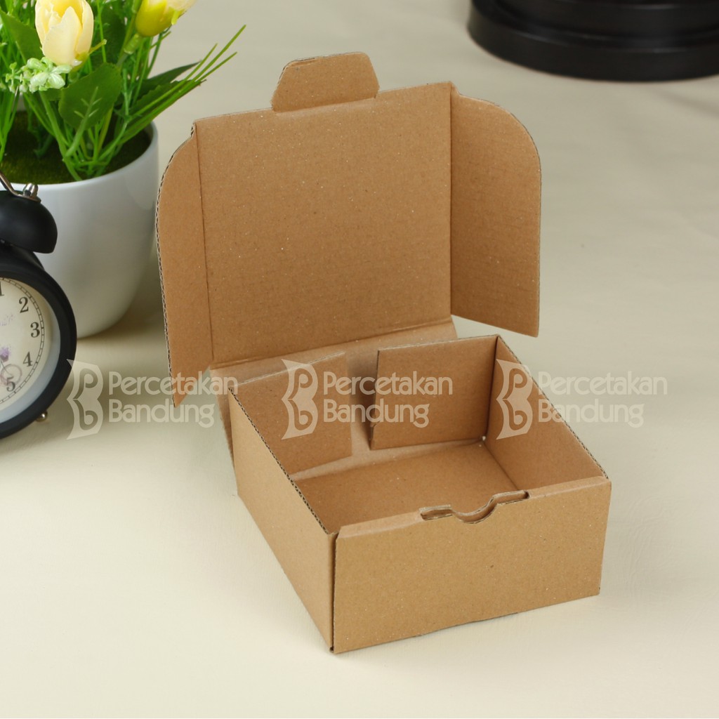 KARDUS CORRUGATED 10X10X5 CM | DIE CUT | KOTAK KARTON | BOX PACKING SOUVENIR PIZZA-1
