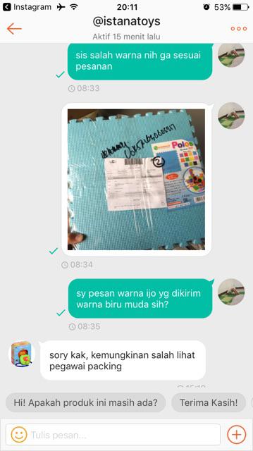 Matras Alas Lantai Evamat Warna Polos