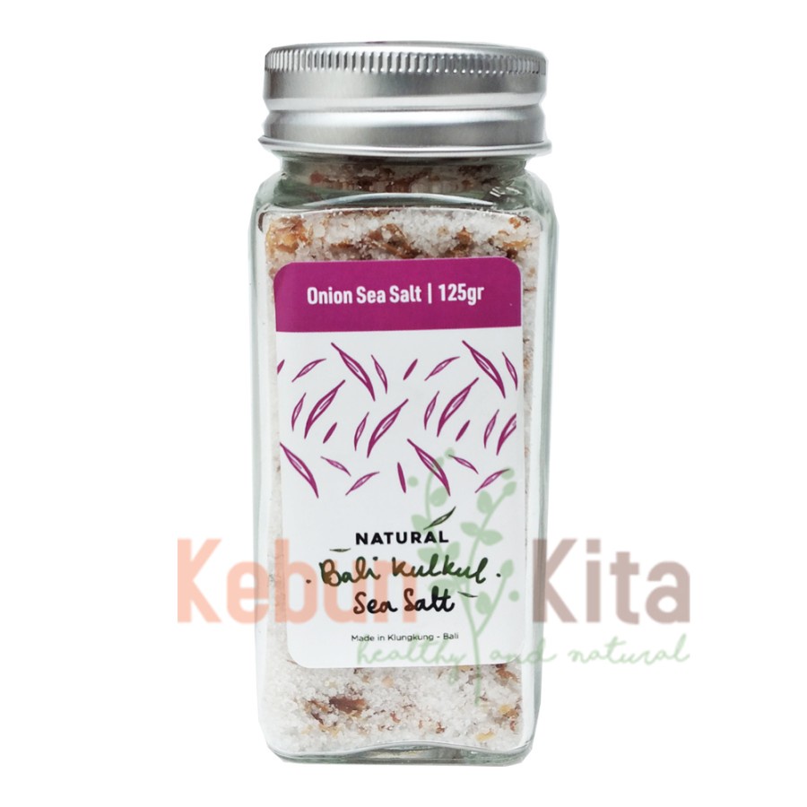 

Natural Bali Kulkul Onion Sea Salt 125 Gr ( Garam Laut Bawang Merah)
