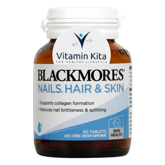 Blackmores Nails Hair and Skin 60tab vitamin rambut kulit kuku sehat original made in Australia