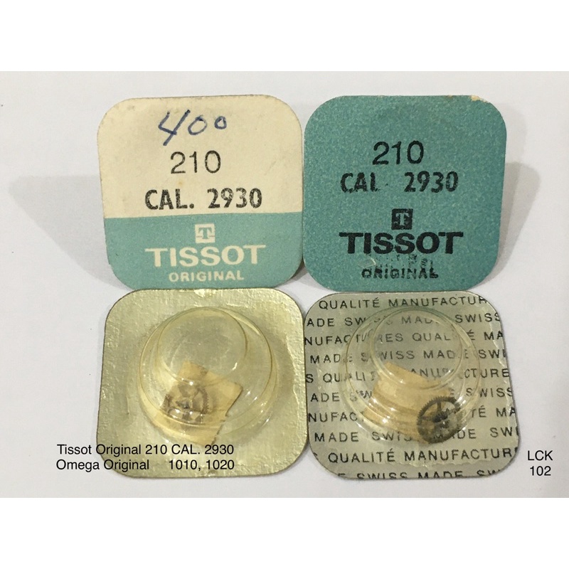 Tissot Watch Part 210 Cal 2930 ( Roda ketiga ) / Original 3rd Wheel Omega Caliber 1010 Watch Part 12