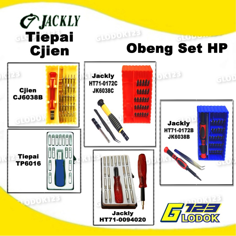 Obeng Set HP - Smartphone Repair Tool Set