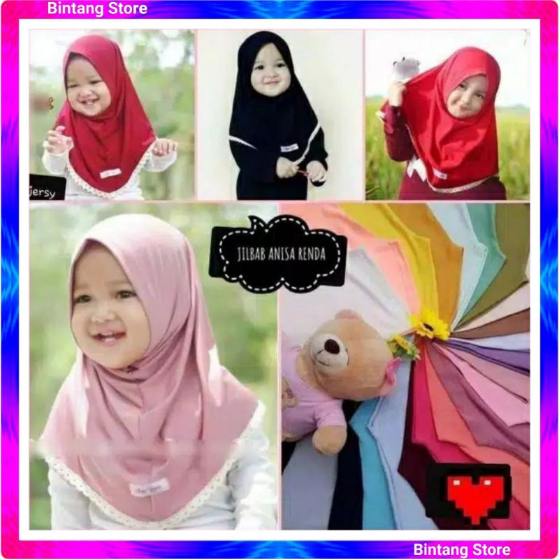 Kerudung Bayi 0 6 Bulan Up 2 Th Anisa Hijab Bayi Jilbab Anak Bayi Jilbab Bayi Perempuan 0 6 Bulan