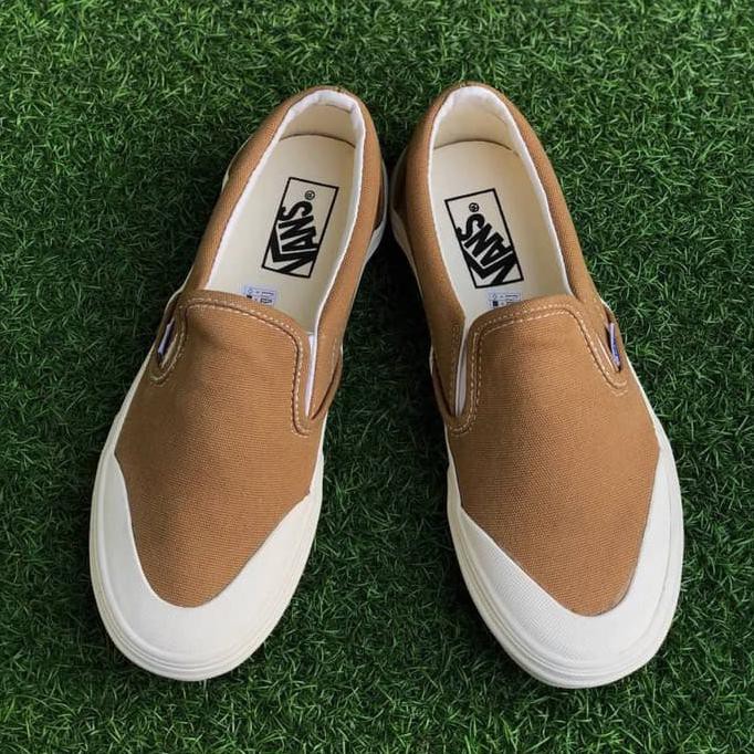 beige brown vans