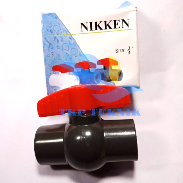 NIKKEN BALLVALVE PVC / STOP KRAN 3/4"