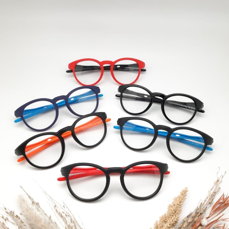 *COD* Frame Fashion Kacamata Anak TR 8207 (paket hemat)