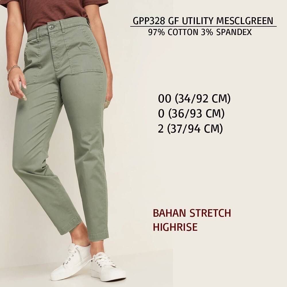 Celana Panjang Branded Wanita - GAP 328 GF UTILITY