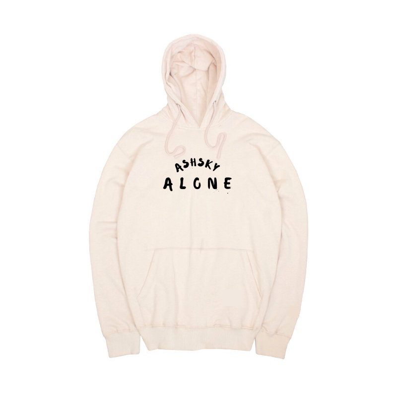 Jaket Sweatshirt Hoodie ALONE BEAR Cream AshallSky Top Quality