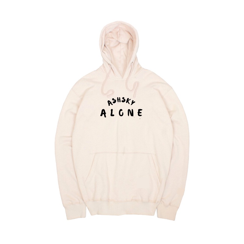 Jaket Sweatshirt Hoodie ALONE BEAR Cream AshallSky Top Quality