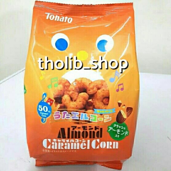 

tohato caramel corn almond jepang 75 gr