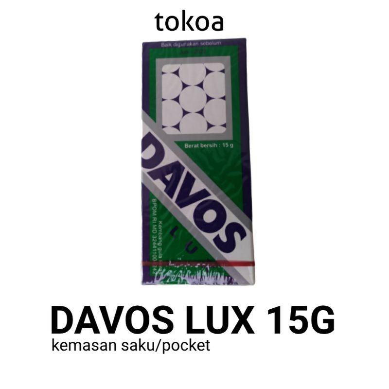 

PERMEN DAVOS LUX 15g papermint