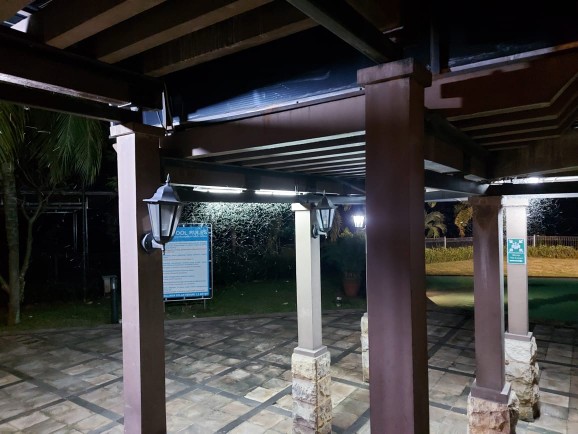 Tiang Tirai Stainless Lurus Tanpa Sekrup 140cm - 260cm