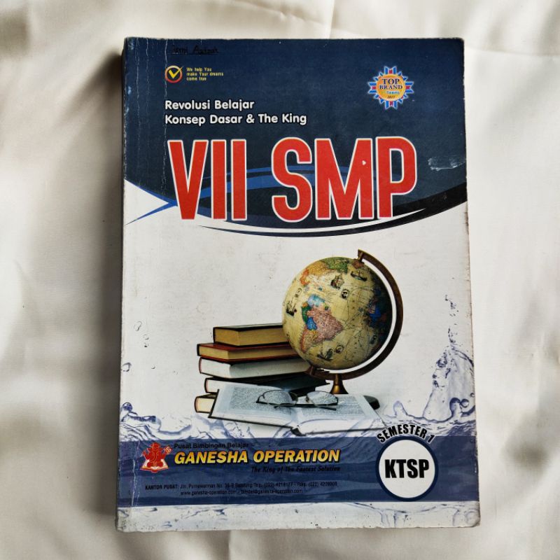 Buku Koding 7 SMP semester 1 bimbel ganesha operation (go)