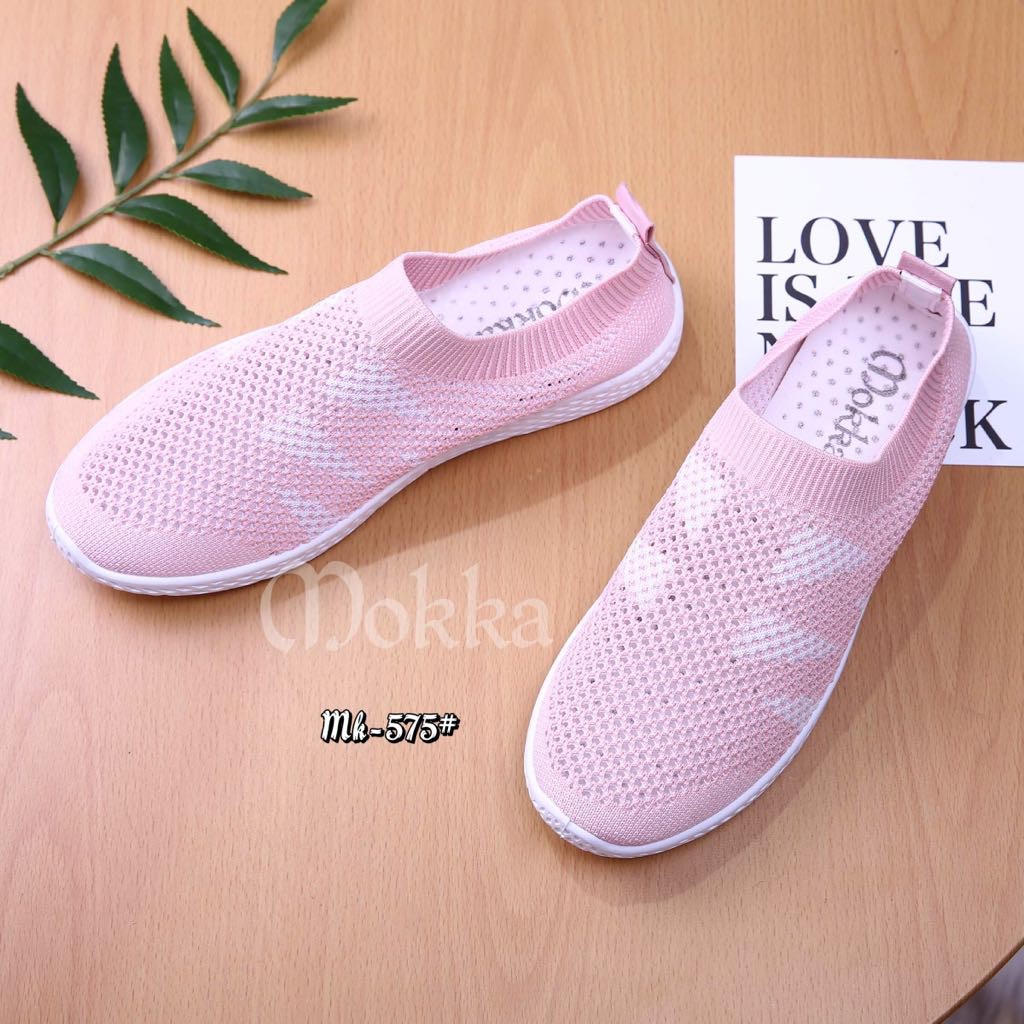 MK-575 SEPATU SNEAKERS CEWEK IMPORT MOKKA BERNIE BRANDED ORIGINAL