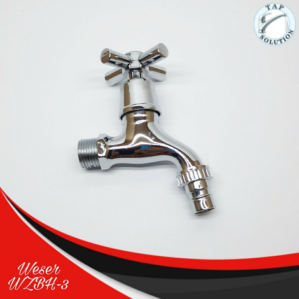 Keran Tembok Pendek Putar Keran Mesin Cuci Weser Wzbh-3