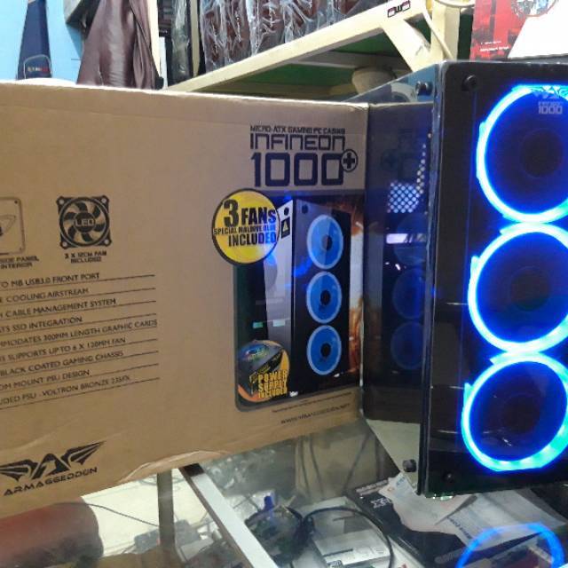 PC Gaming Core i7 3770 vga RX 550 4GB ddr5 128bit