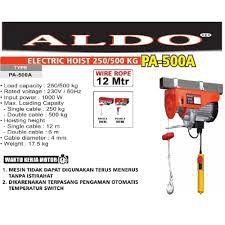 ELECTRIC HOIST PA 500A ALDO MESIN KATROL ELEKTRIK ALDO JURAGAN TEKNIK