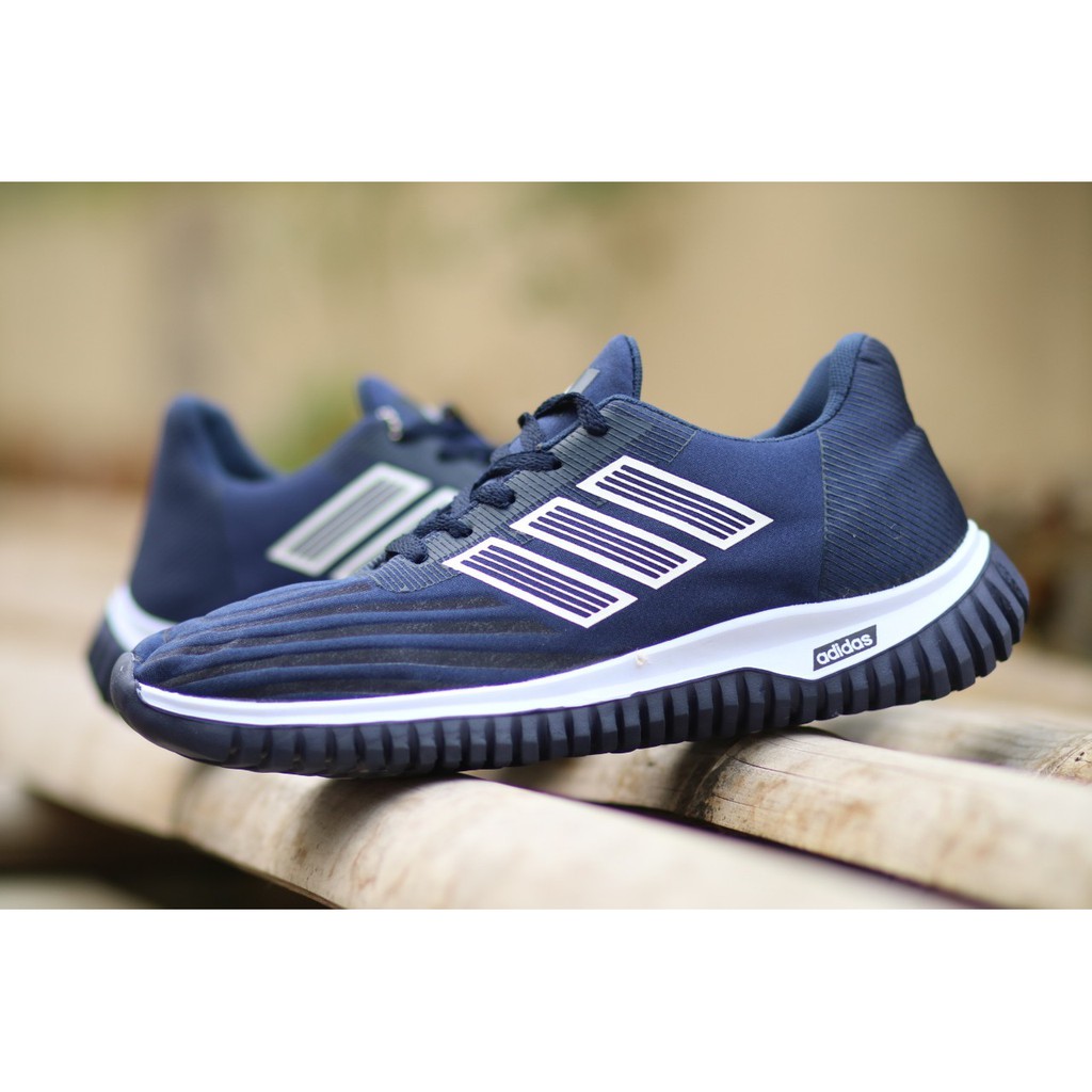 SEPATU adidas SLOARGLIDE NAVY BLUE OLAHRAGA LARI RUNNING SPORT SNEAKERS CASUAL SEKOLAH KETS JOGGING