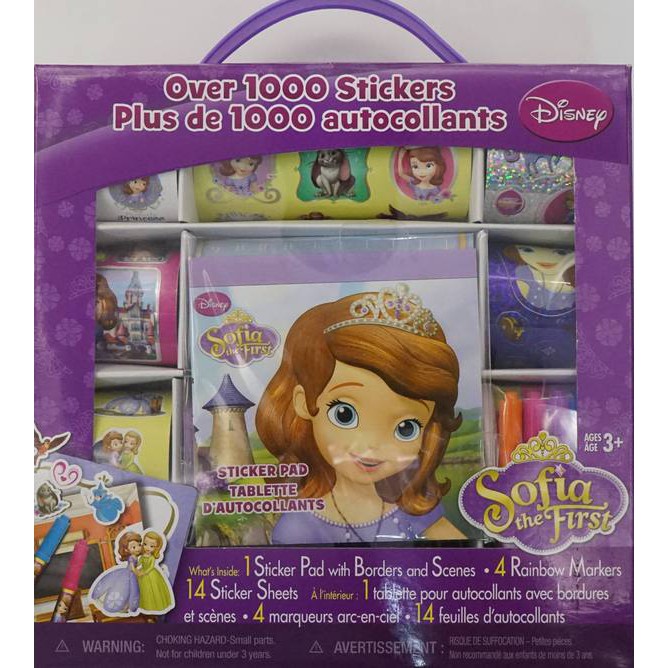 

Sticker Box Bilingual Sofia 1000 Stickers